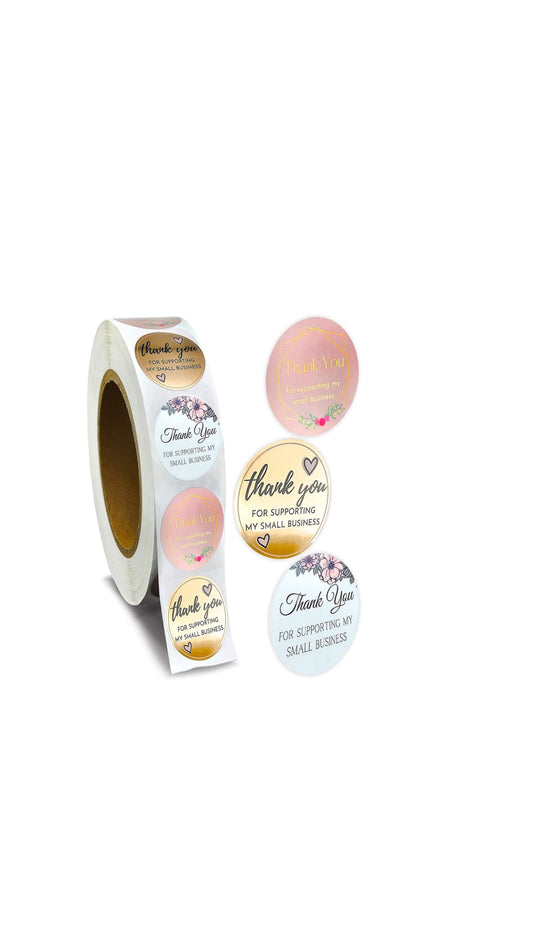 500PCS/ Roll TY Adhesive Sticker