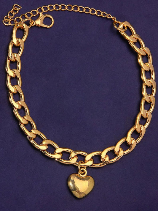 Heart Link Anklet