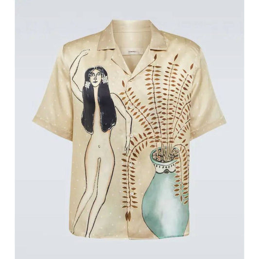 Cocoon Printed Shirt