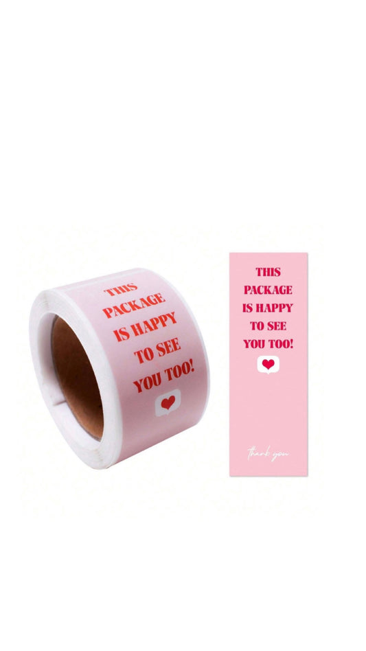 100pcs/Roll Thank You Stickers