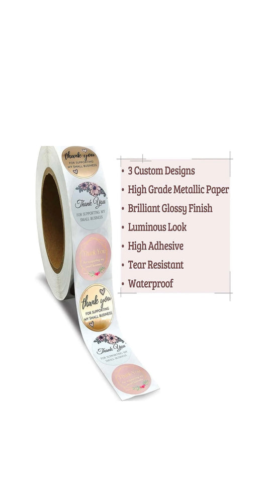 500PCS/ Roll TY Adhesive Sticker