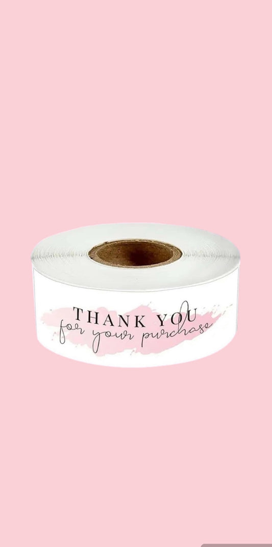 120Pcs/Roll Thank You Stickers