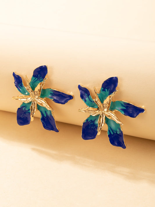 Ombré Floral Earrings