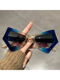 2Pcs Butterfly Cat Eye Sunglasses