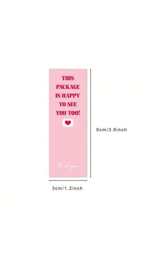 100pcs/Roll  Thank You Stickers