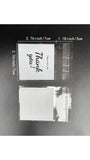 100Pcs Clear Bag