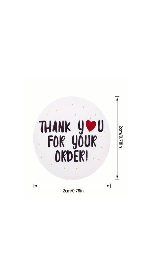 500Pcs TY stickers