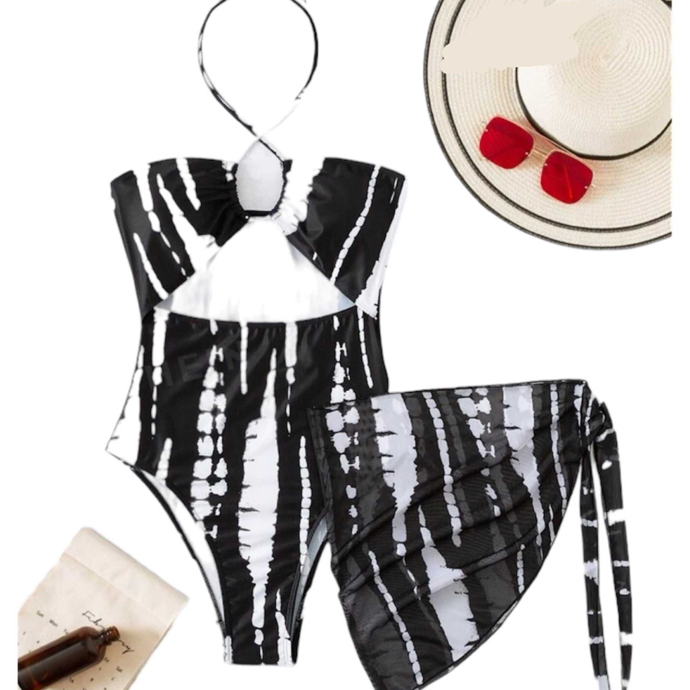 Tie n Dye Cut Out bikini