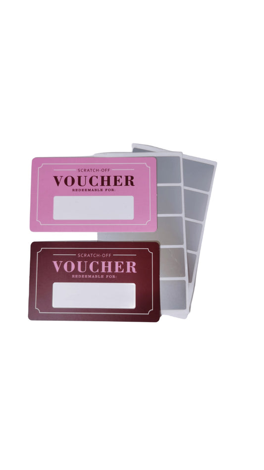 Custom Scratch Vouchers