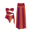 European Hollow out Bikini with Hollow pants