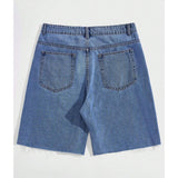 Raw Denim Shorts