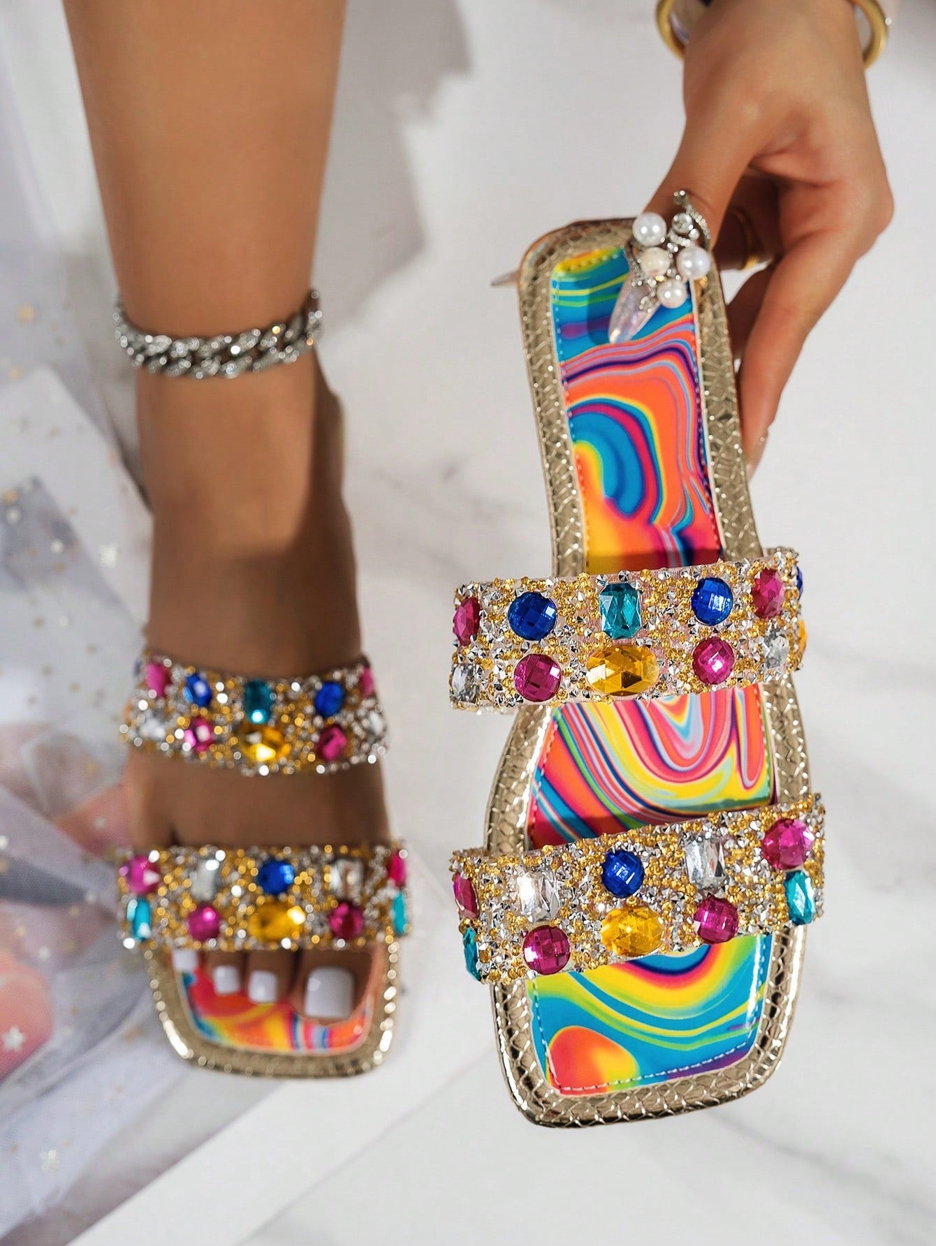 Multicolour Clear Slides