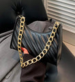 Solid Pattern Shoulder Bag