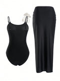 Oasis One-Piece Swimsuit + Skirt
