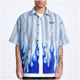 Fire Flames Printed Shirt